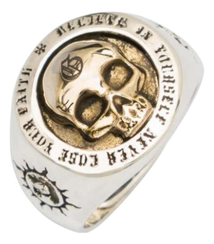 Calidad Anillo Calavera Metal Punk Moda For Hombre