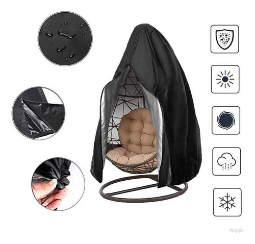 Cubierta Silla Colgante De Jardín Funda Protector Exterior