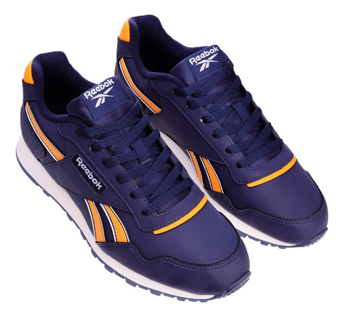 Zapatillas Reebok Lifestyle Hombre Glide Azul-naranja Cli