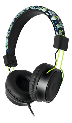 Audífonos Diadema Gairet H2-ABM3 Negro con Micrófono