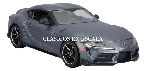 Toyota Supra Gr 2019 - Nuevo Sin Caja - Maisto 1/24 Gris Oscuro