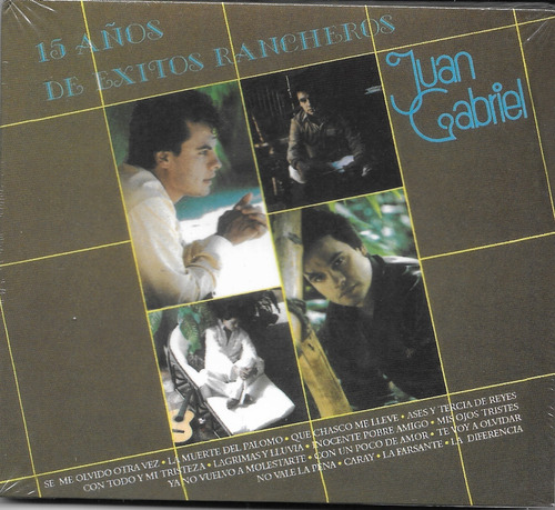 Juan Gabriel - 15 Años De Exitos Rancheros Cd Nuevo!!