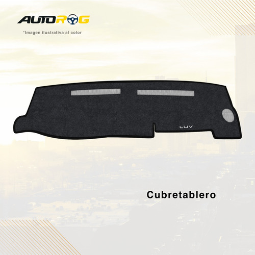Cubretablero Autorog Para Chevrolet Luv 2000 Bordado Oxford-negro Cg6-ch/gc06b