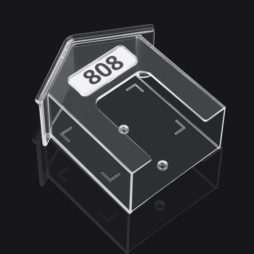 Cubierta De Timbre, Caja Protectora Transparente Impermeable