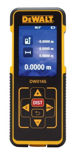 Medidor De Distancia Láser. 50 Metros Dewalt Dw0165n