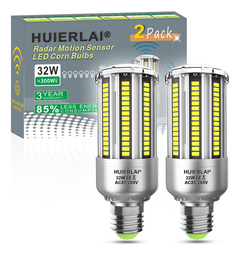 Bombillas Led Con Sensor De Movimiento De Radar 32 W Luz