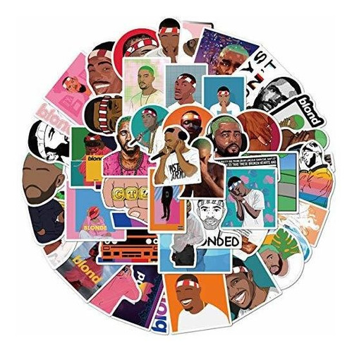 American Hip Hop Frank Ocean Stickers 50pcs Rubio Variedad V