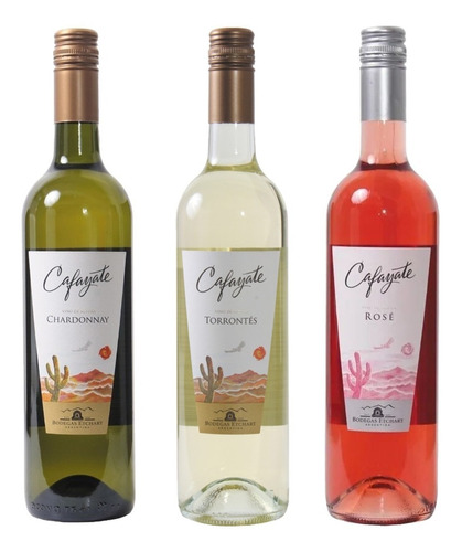 Vinos Cafayate Chardonnay + Torrontes +  Rose 750ml