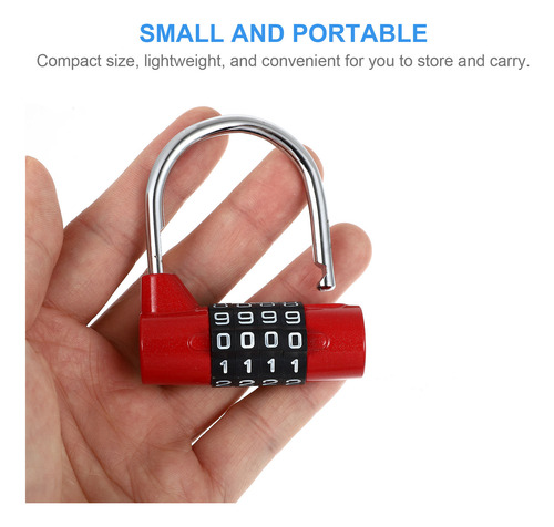 Seguridad 4- Cerradura De Casillero Con Combinación 4- Cerra