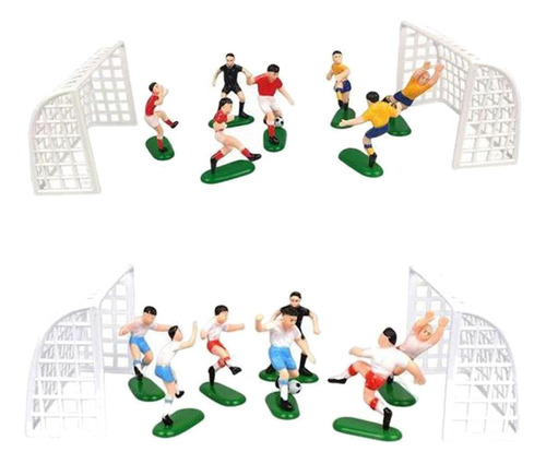 . . 2 Cake Toppers Accesorios Jugadores Ducha Hornear