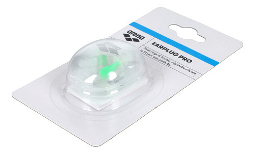 Tapones De Oido Arena Ear Plug Pro Transparente/lima Color Blanco