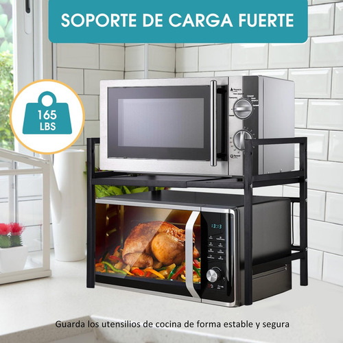 Estante De Microondas Extensible Estantes Para Horno Cocina