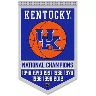 Banderín De Kentucky Wildcats 8 Títulos Nacionales De...
