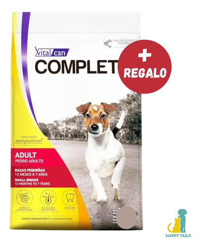 Vital Can Complete Perro Raza Pequeña X 20 Kg - Happy Tails