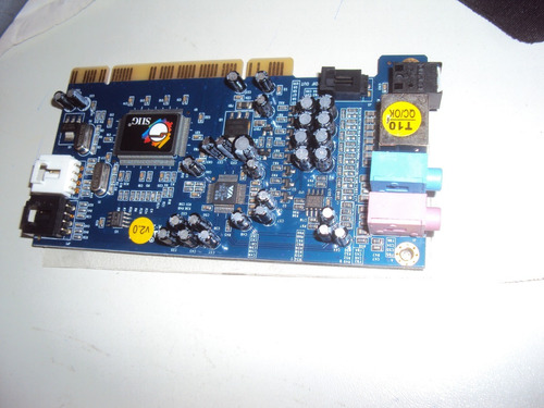 Placa De Som Servidor Siig Soundwave 5.1 Pci-lp Lp-000022-s2