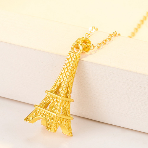 Collar Colgante De Torre Creativa, Hermoso Regalo