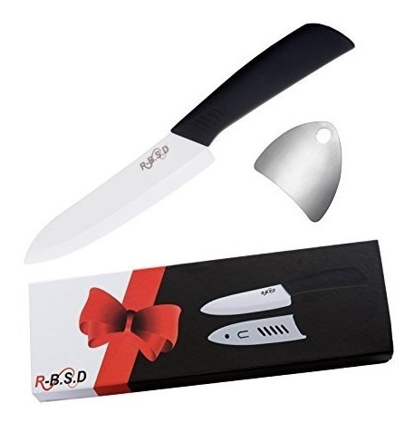 Cuchillo De Chef R.b.s.d Cerámico Ultra Afilado Con Cubierta