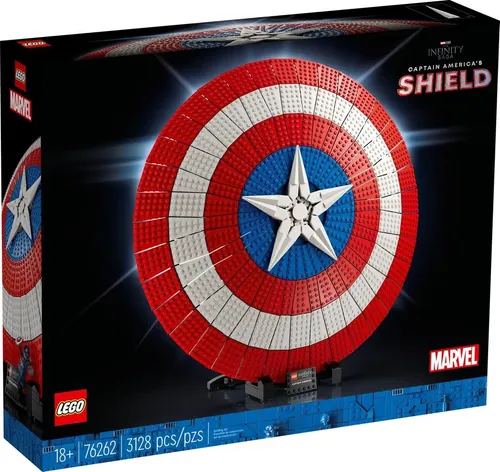 Lego Super Heroes - El escudo del Capitán América 3128 piezas 76262