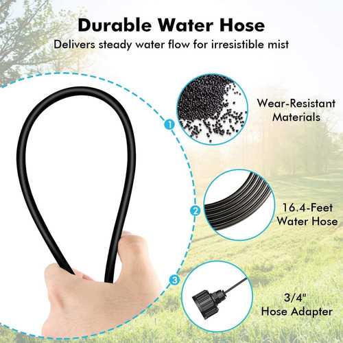 Pulverizador De Agua Nebulizada De 8 Metros