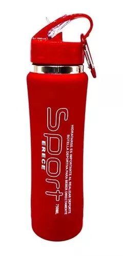 Botella Termica Sport Acero Inox 750ml Erece Roja