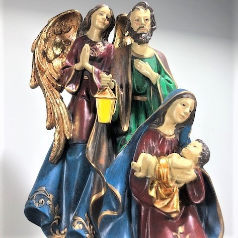 Imagem 6 de 8 de Sagrada Familia Resina 30cm