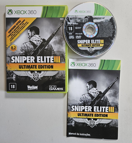 Jogo Sniper Elite Iii Ultimate Edition Xbox 360 Origi Fisico (Usado)