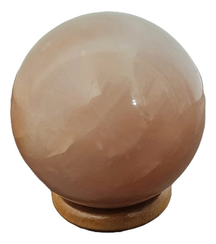 Bola Esfera Quartzo Goiaba Pedra Natural 115g 4cm Alt