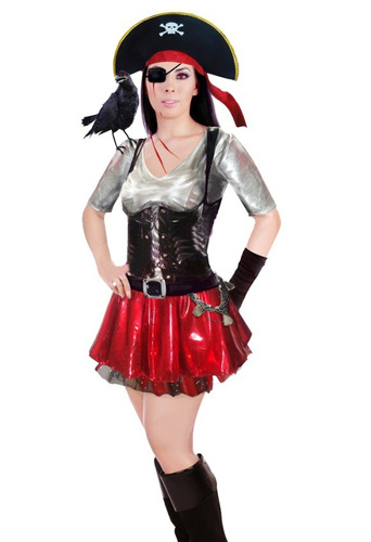 Disfraz De Pirata Sexy Vestido Para Dama Halloween | Meses sin intereses
