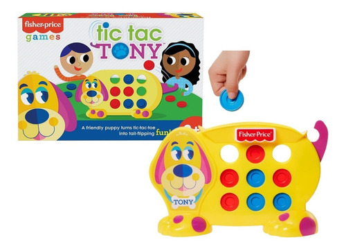 Fisher Price Perrito Tic Tac Tony, Juego De Mesa Para Niños