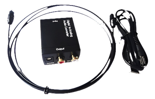 Dac Digital Óptico Toslink Coaxial A Rca Analógica Audio Con