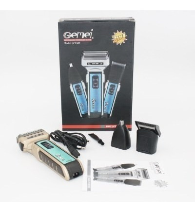 Afeitadora + Corte + Nasal Set 3 En 1 Electrica Recargable