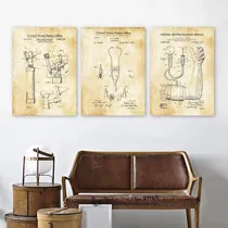 Comprar Cuadros Para Consultorio Doctor Instrumentos Medicos Vintage