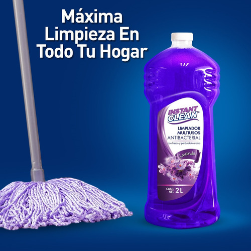 Kit 2 Pzs Limpiador Multiusos Lavanda Y Limón Instant Clean