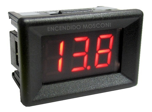 Voltimetro Digital Display Led Rojo 3-30 V 2 Cable 12v