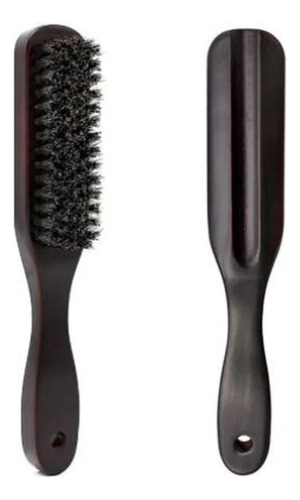 Escova De Barba Masculina Com Alça De Madeira E Cerdas De Ja
