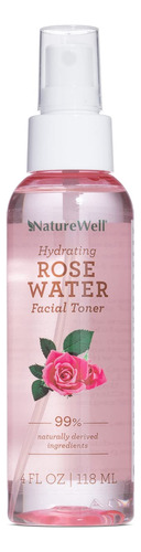 Naturewell - Tonico Facial Hidratante De Agua De Rosas Para 
