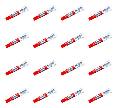 Pack 16 Pegamento Resistol Transparente Multiusos 7 Ml Henke