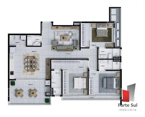 Imagem 14 de 15 de Apartamento - L347 - 32616603