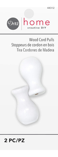 Cordones De Madera Persianas De Casa 44312, Blancos (2 ...