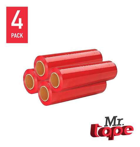 4 Rollos De Emplaye Film Playo 18x50x800 En Colores Mr Tape