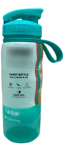 Botella Anatómica Grande Con Mango 800ml Colores - Keep