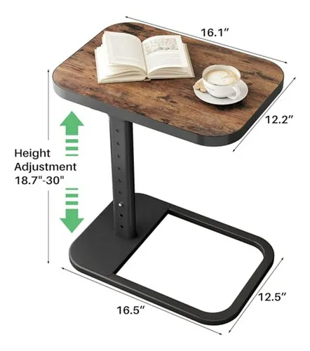 Mesa Auxiliar Ajustable Kitstorack Para Sofá Y Cama - Ideal