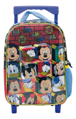 Mochila De Carro Mickey Km104 Disney Original 12''