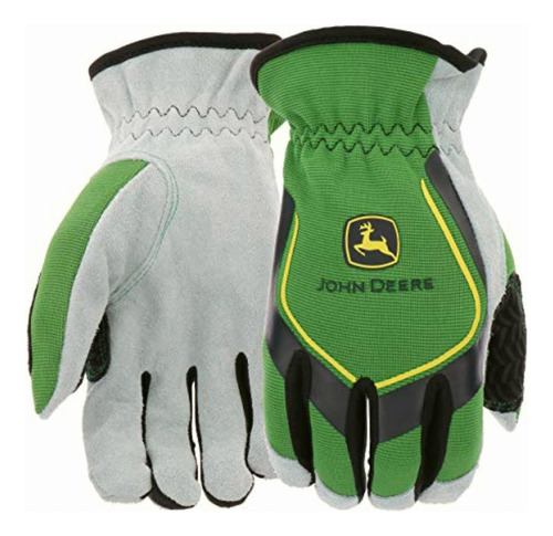 West Chester John Deere Jd00035-xl Guantes De Palma De Cuero