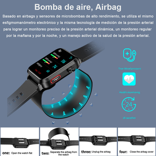 Ssb Smart Watch Mujer Hombre Glucosa En Sangre Ácido Úrico