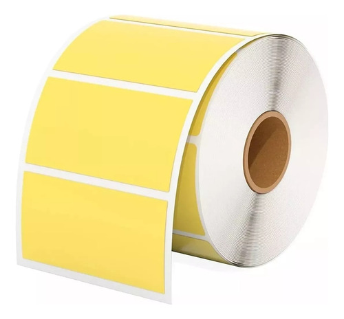 5 Rollos De Etiquetas Adhesivas Térmicas De Colores De 50 X