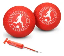 Comprar Gosports Kickball Oficial Con Bomba (paquete De 2), 10 PuLG.