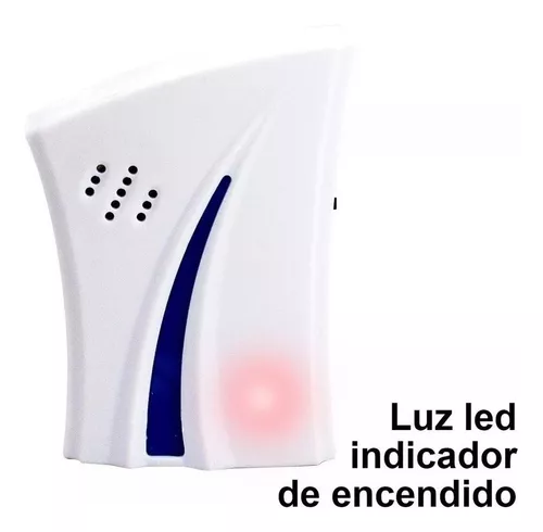 DOORBELL: Timbre de casa color blanco wireless 100 metros. 25 melodías.