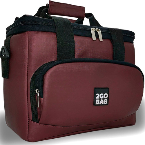 Mala Termica 2gobag Pro Marsala Marmita Fitness De Trabalho