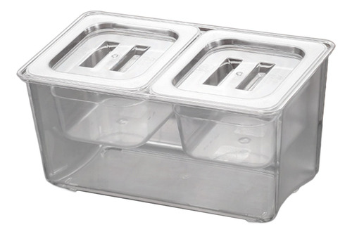 Caja De Condimentos Refrigerada, 2 Compartimentos